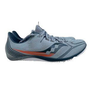Saucony Men’s Size 13 Endorphin 3 Running Track Spikes Shoes S29070-2 Slate